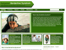 Tablet Screenshot of borderlinesyndrom.net